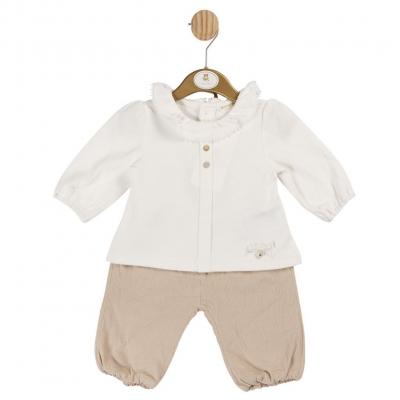 Mintini MB6117 3=5056590138703,6=5056590138710,9=5056590138727 MB6117T  Warm Lined Baby Cord Two Piece Set (3-9 months)