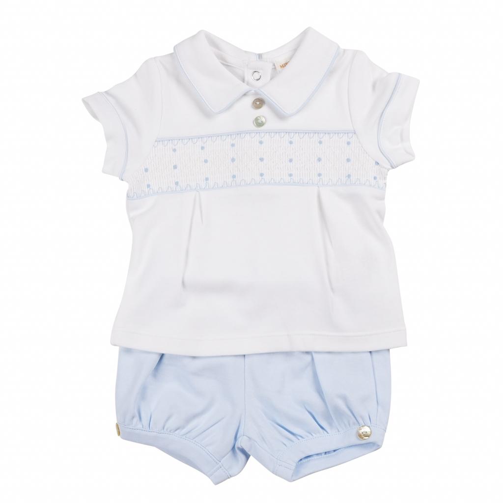 Mintini MB6243 5056590142731 MB6243 Smocked Short Set (3-9 months)