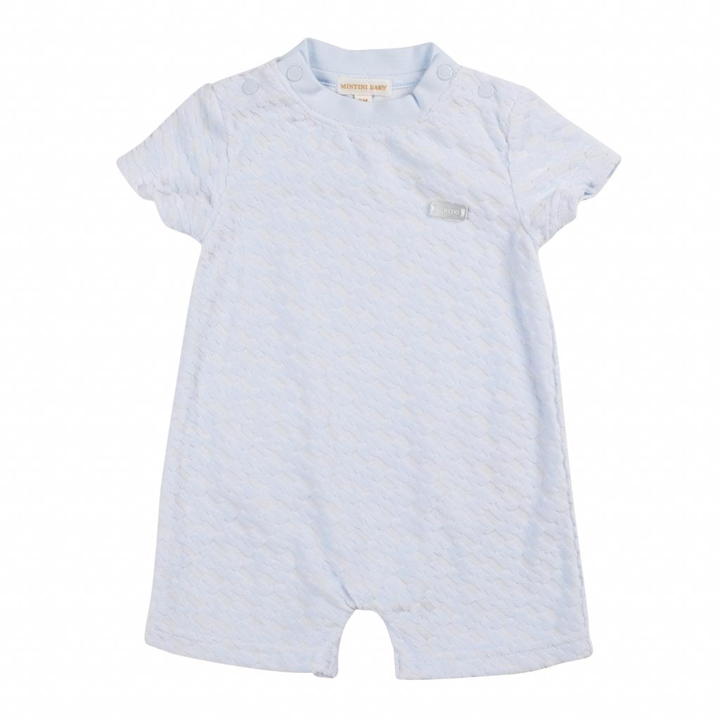 Mintini MB6300  MMB6299 Jacquard Romper(3-12 months)