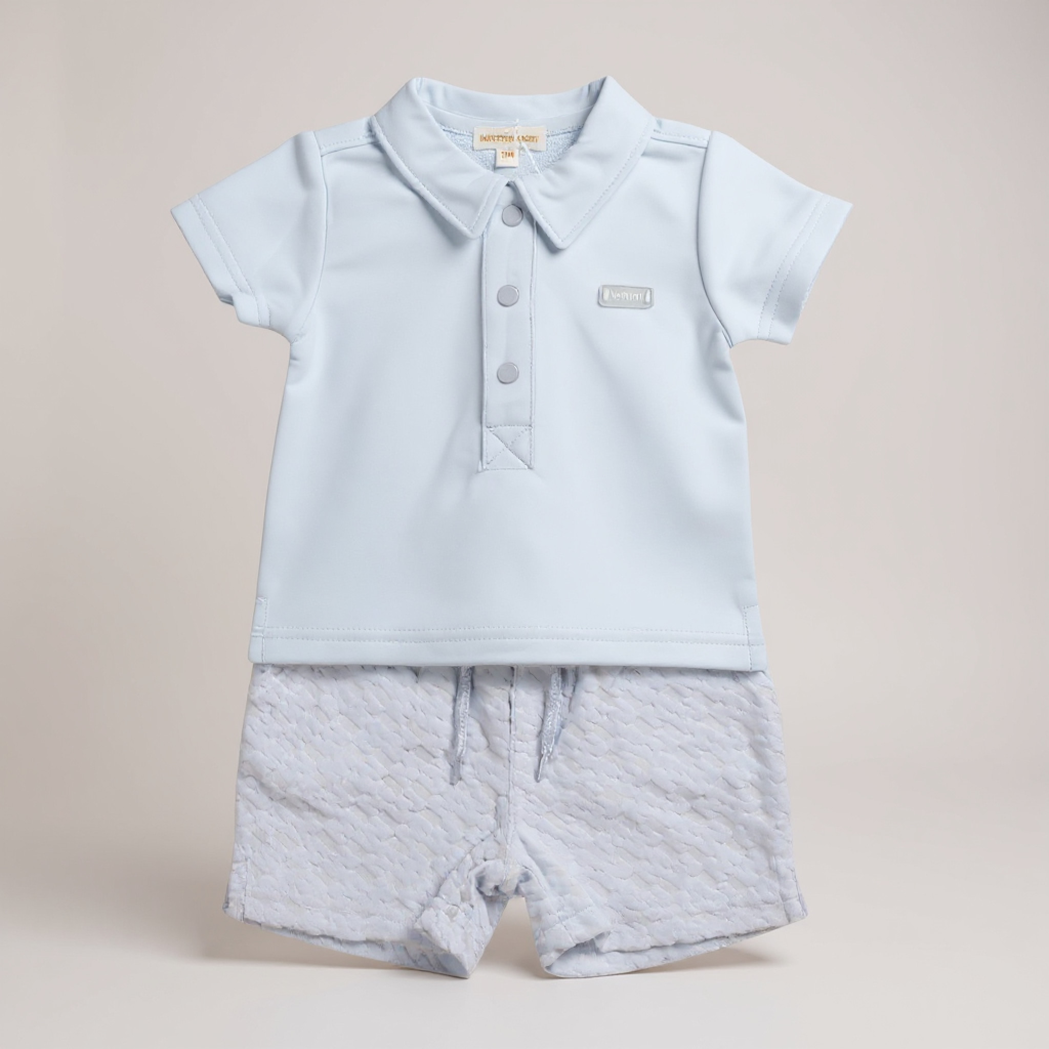 Mintini MB6302 5056590143707 MB6302S Polo Short Set (3-9 months)