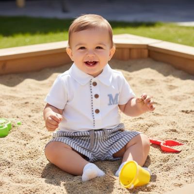 MB6316-D  Mintini Logo Shorts Set  (12-24 months)