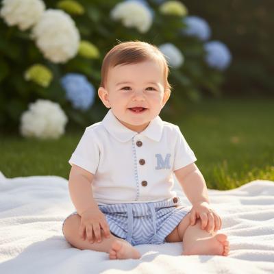 MB6316A  Mintini Logo Shorts Set  (12-24 months)