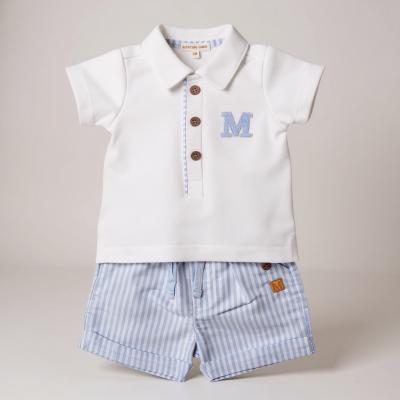 Mintini MB6316A 5056590144162 MB6316A Mintini Logo Shorts Set (12-24 months)
