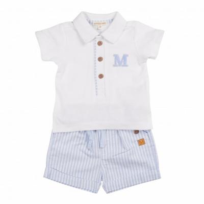 Mintini MB6316A 5056590144162 MB6316AS Mintini Logo Shorts Set (12-24 months)