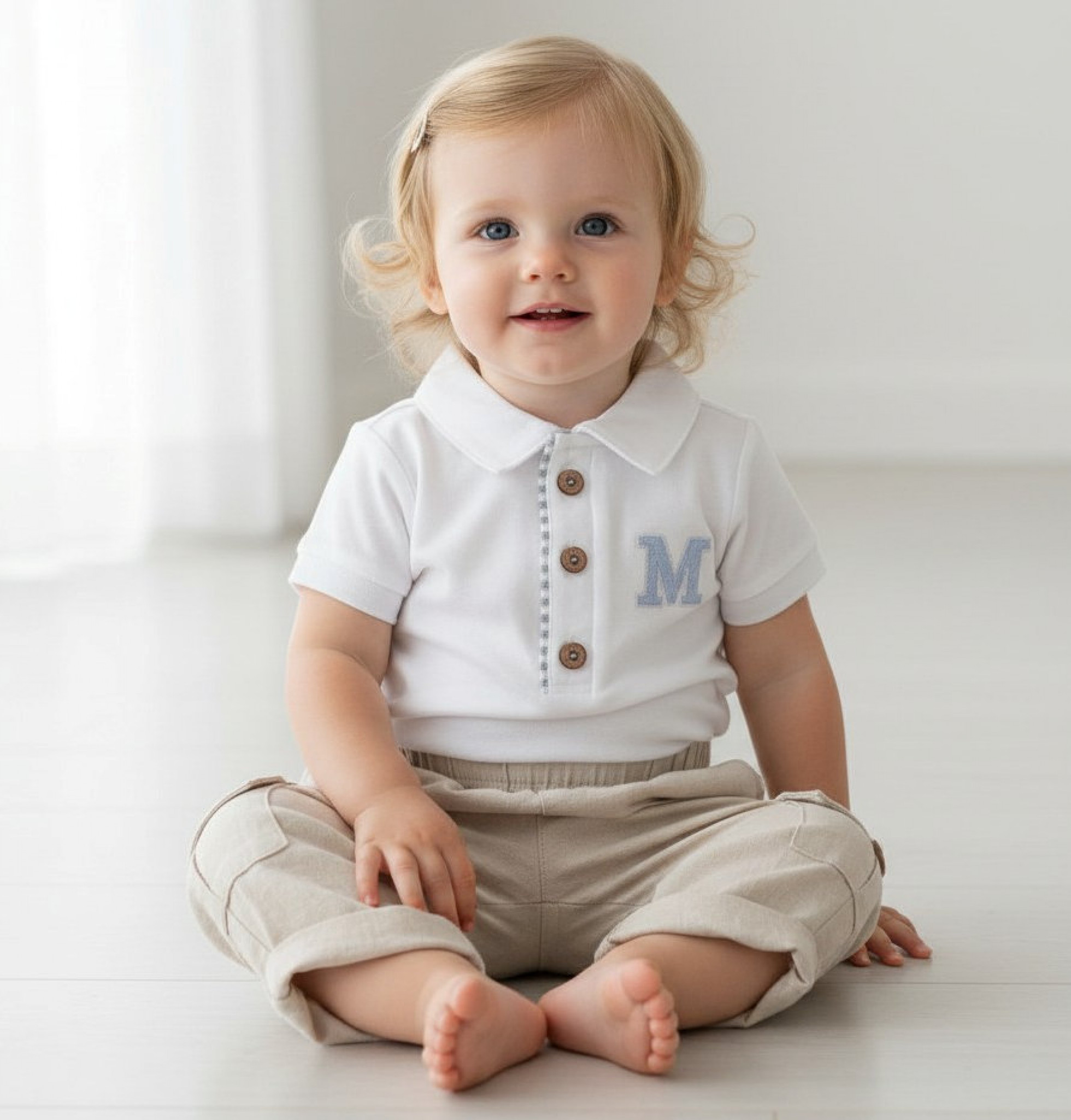 Mintini MB6319C 5056590145107 MB6319C Mintini Logo Trousers Set (3-9 months)