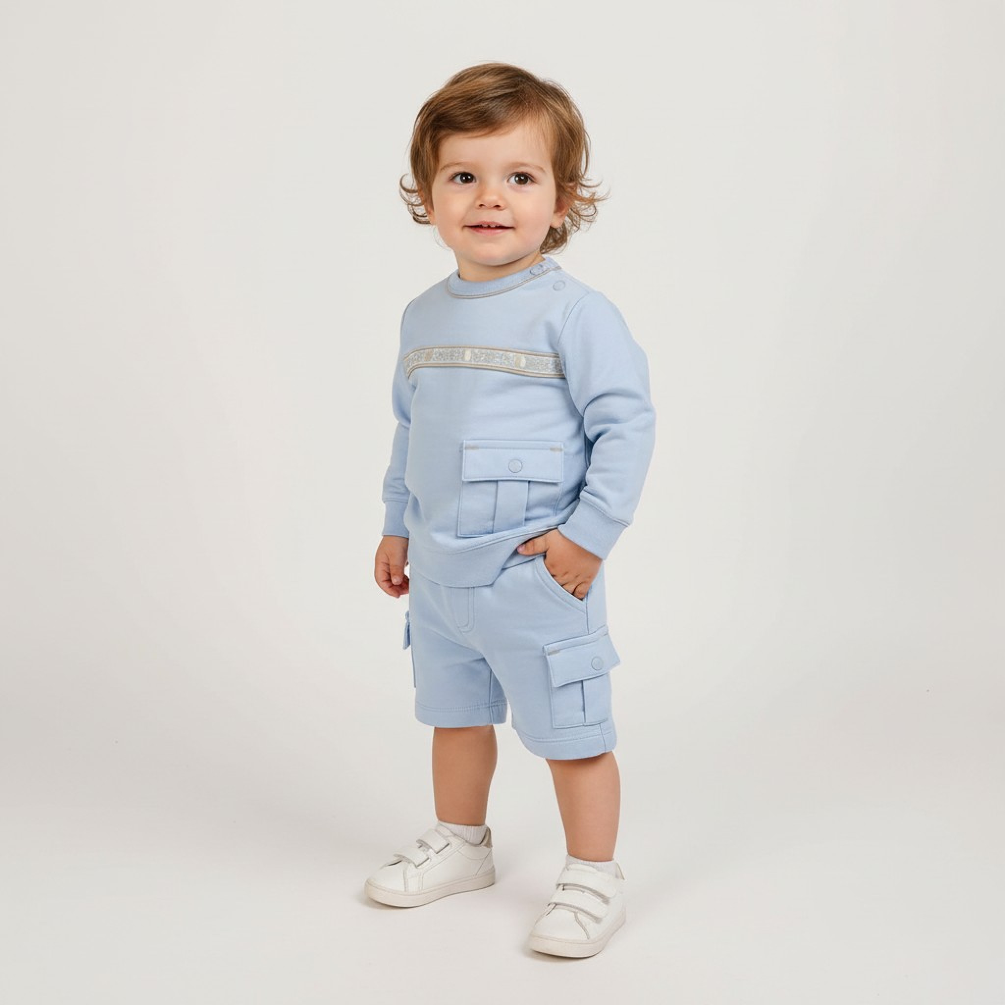 Mintini MB6331 5056590145923 MB6331S Sweatshirt and Shorts Set (3-9 months)