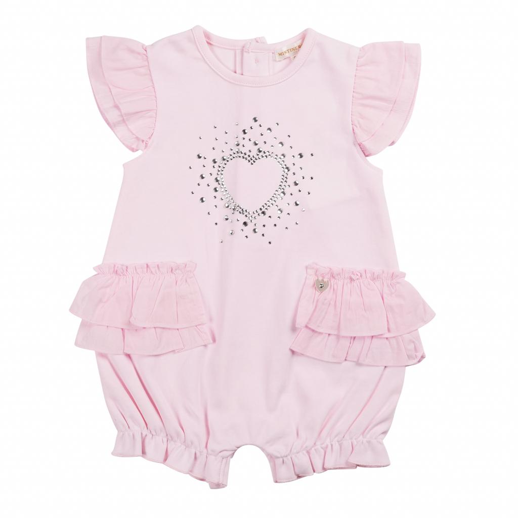 Mintini MB6394 5056590147187 MB6394 Sparkle Heart Romper (3-9 months)