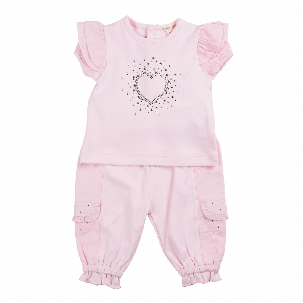 Mintini MB6399 5056590147392 MB6399 Sparkle Heart Top and Trousers Set (3-9 months)