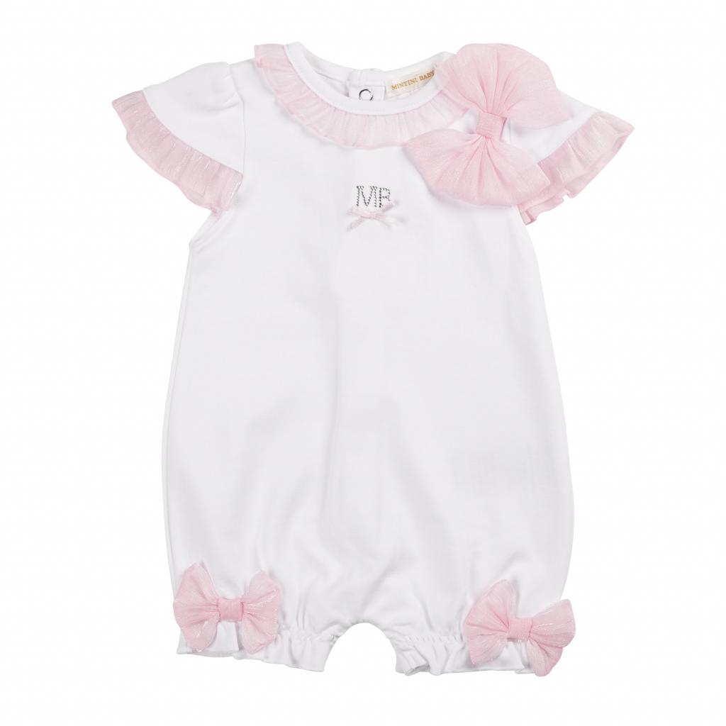 Mintini MB6403 5056590147606 MB6403 Bow Romper ( 3-12 months)