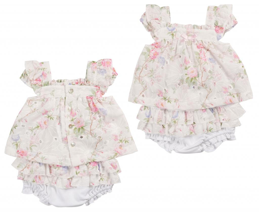 Mintini MB6445 5056590149778 MB6445 Floral Jam Pant Set (3-9 months)