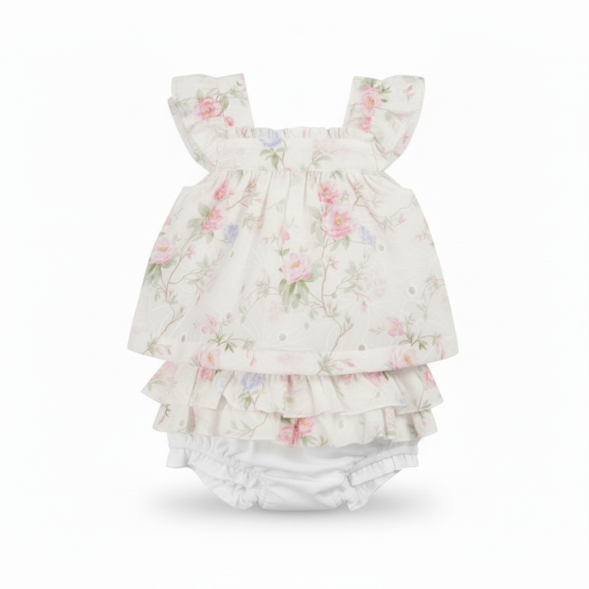 Mintini MB6445 5056590149778 MB6445 Floral Jam Pant Set (3-9 months)