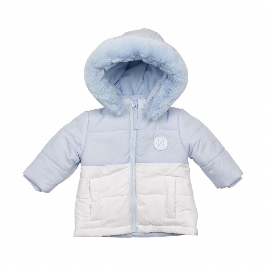 Mintini MB6509B  MB6509B Sky Colour block Coat (3-5 years)