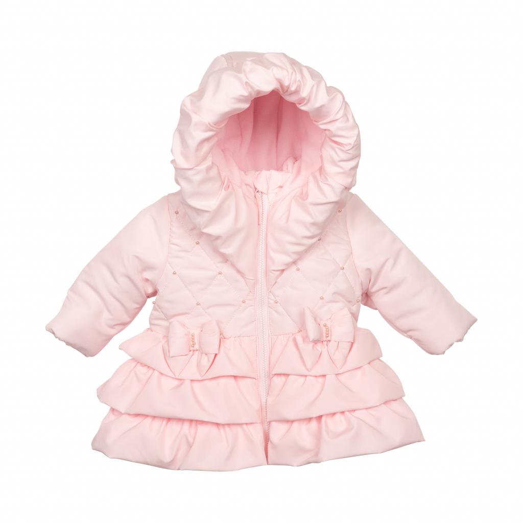 Mintini MB6526A  MB6526A Pink beaded Coat (12-24 months)