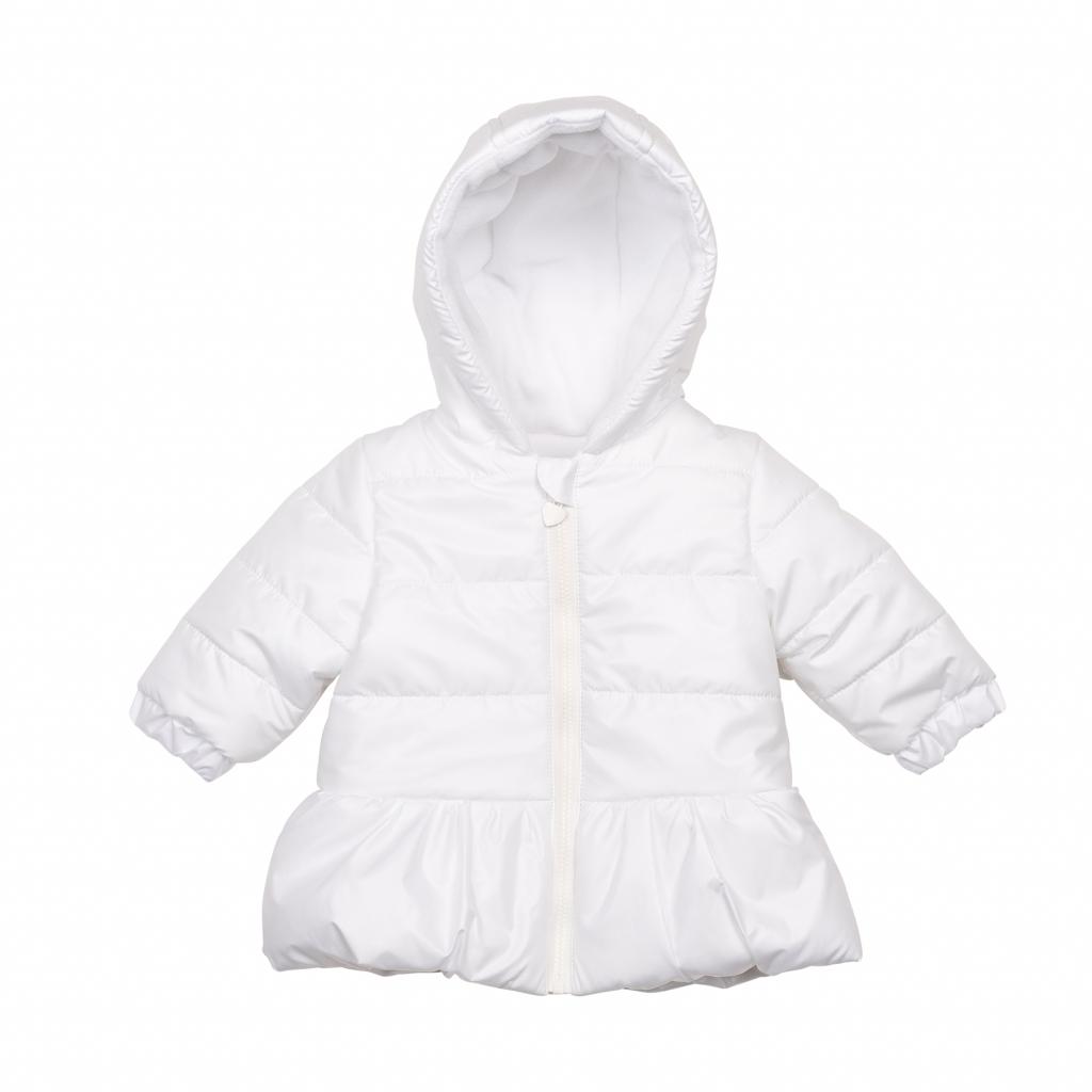 Mintini MB6531A  MB6531A White pearlised Coat (12-24 months)