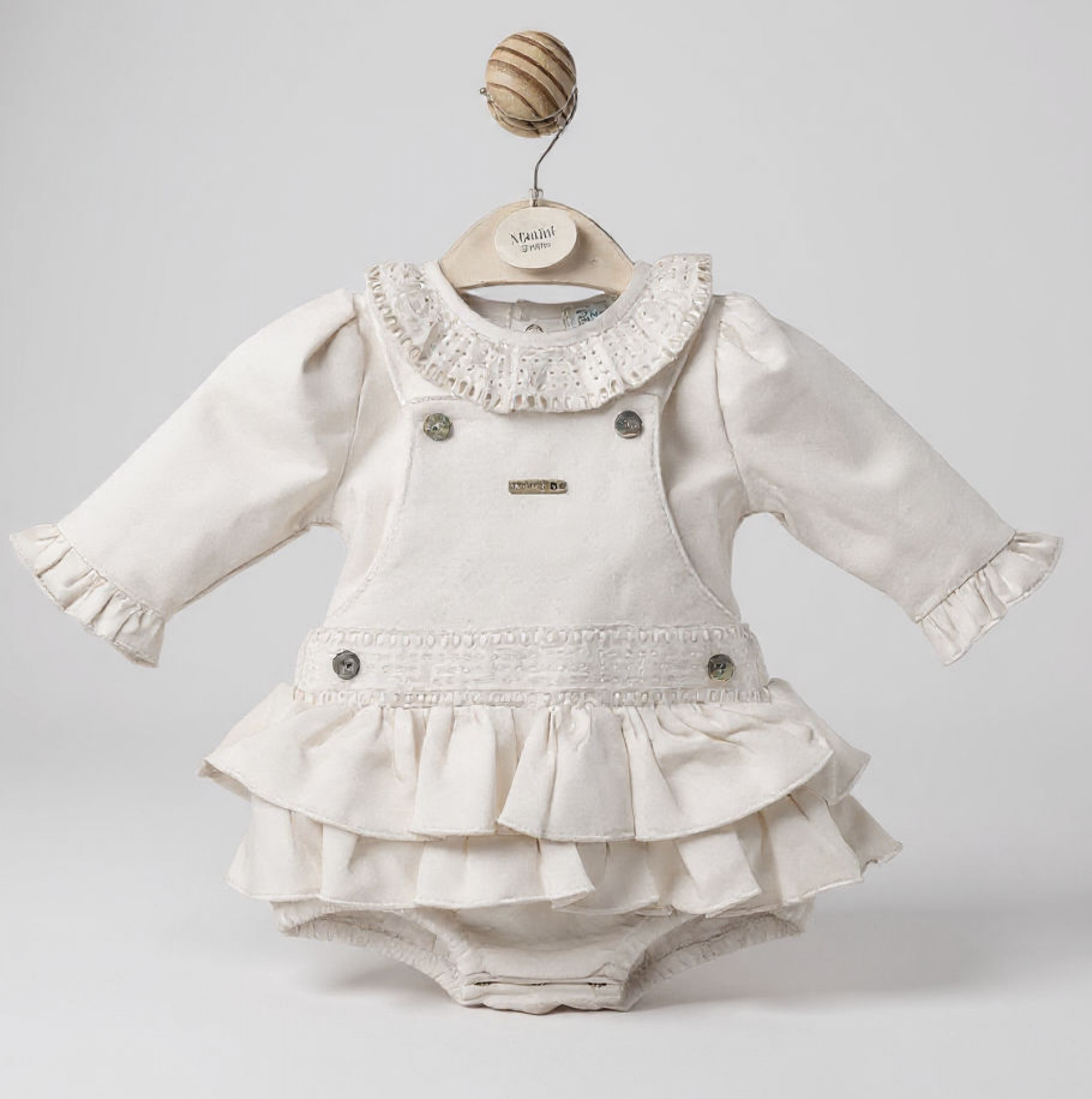 Mintini MB6544  MB6544W Diamond Jam Pant dungaree and top(3-12 months)