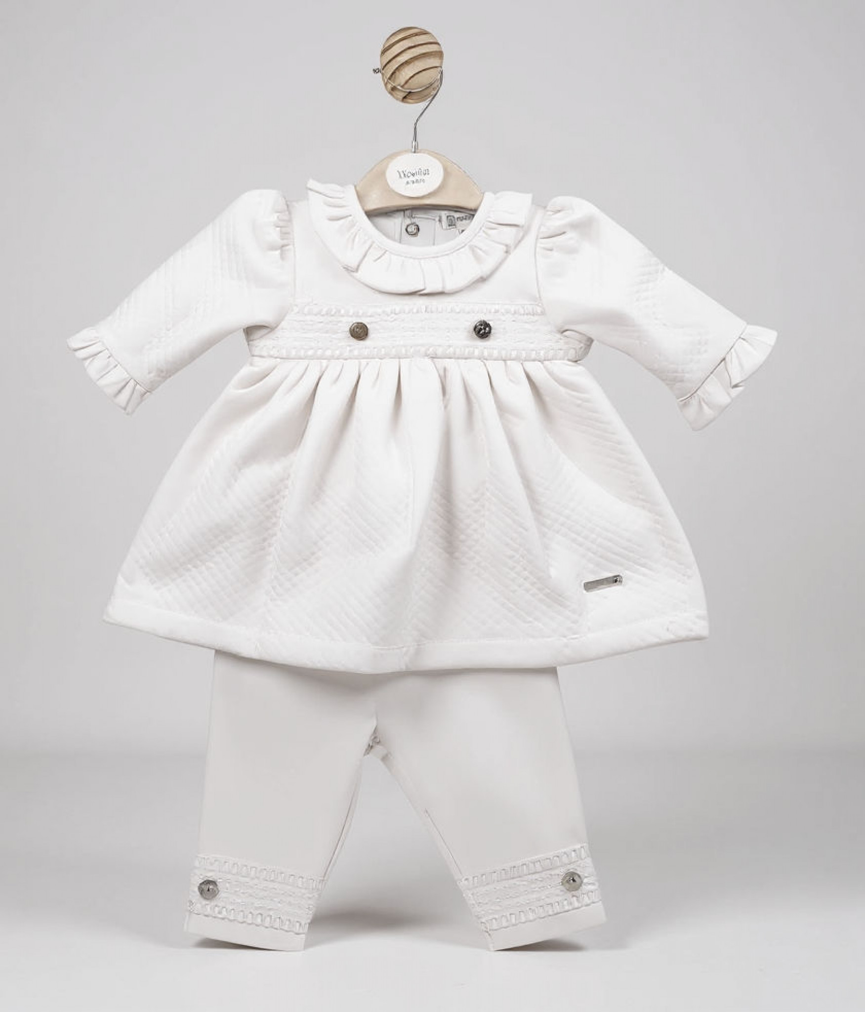 Mintini MB6545  MB6545W Diamond Dress and Leggings (3-12 months)