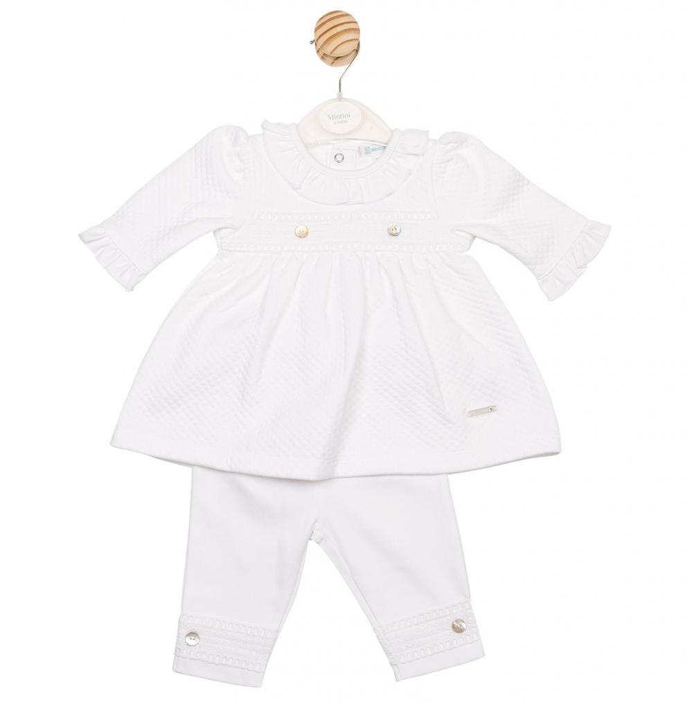Mintini MB6545  MB6545 Diamond Dress and Leggings (3-12 months)