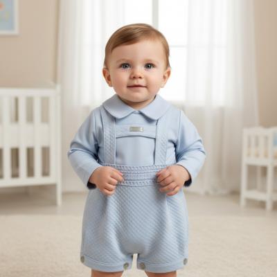 Mintini MB6552  MB6552 Diamond H Bar Shorts and Bodysuit (3-12 months)