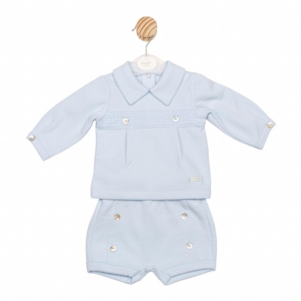 Mintini MB6553  MB6553 Diamond Bloomer Short Set (3-12 months)