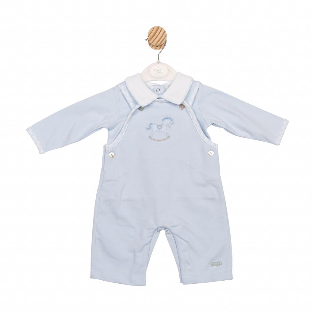 Mintini MB6559  MB6559 Rocking Horse Dungaree Set(3-12 months)