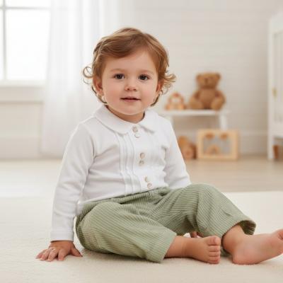 MB6571A  Chunky Cord and Pintuck Top and Trousers  (12-24 months)