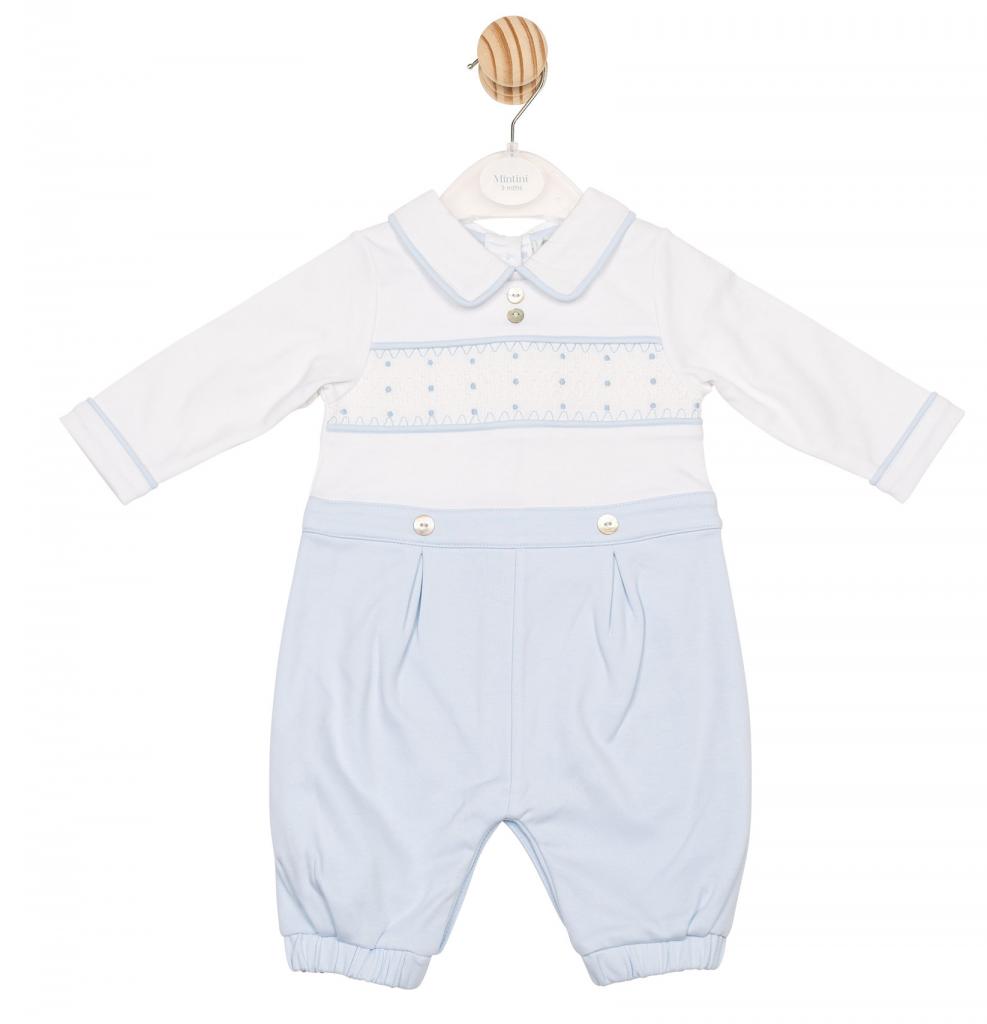 Mintini MB6575  MB6575 Smocked Romper(3-12 months)