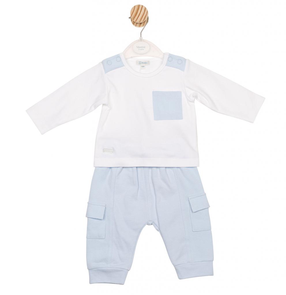 Mintini MB6601  MB6601 Pocket Top and trousers (3-9 months)
