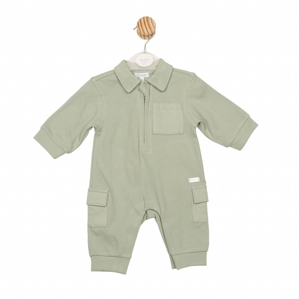 Mintini MB6604  MB6604 Pocket Romper (3-12 months)