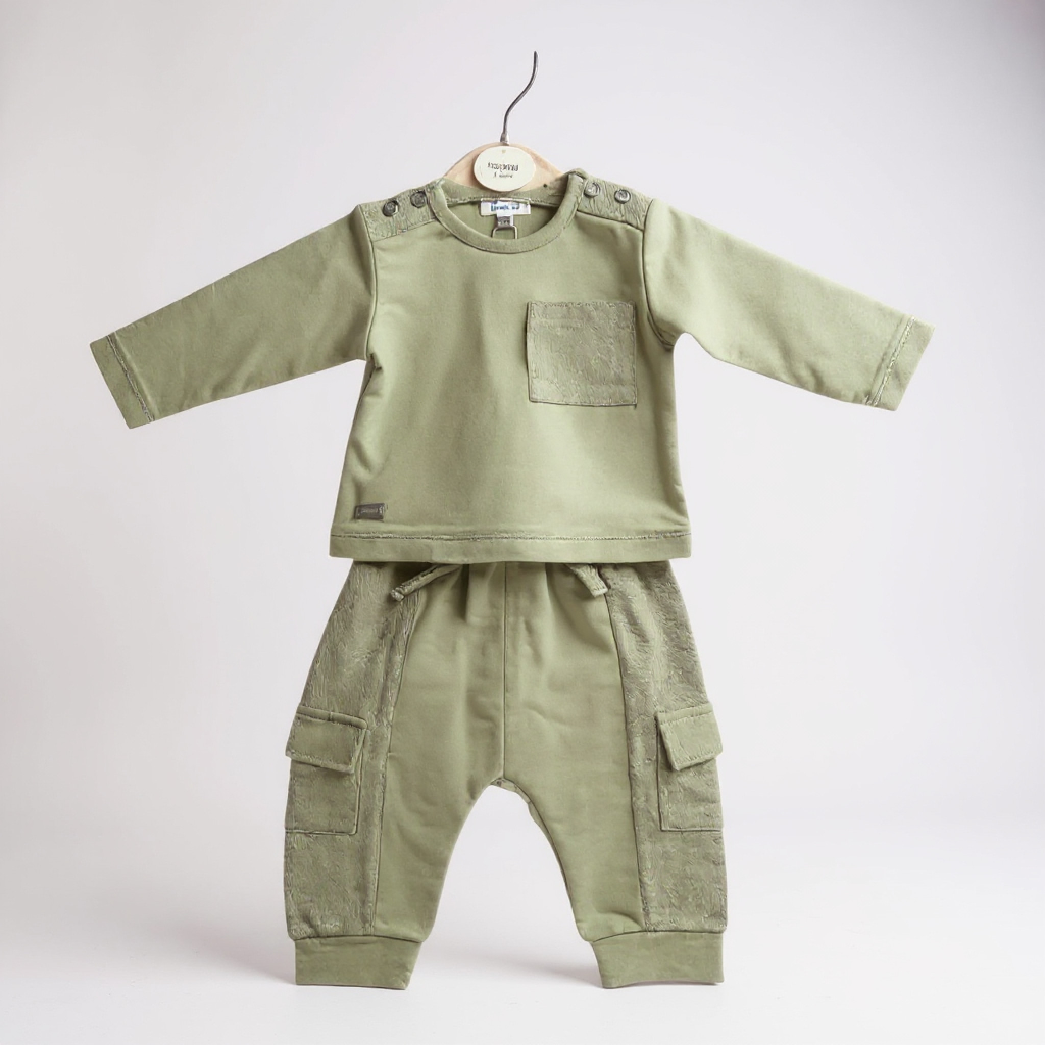 Mintini MB6607A  MB6607-A Pocket Top and Trousers (12-24 months)