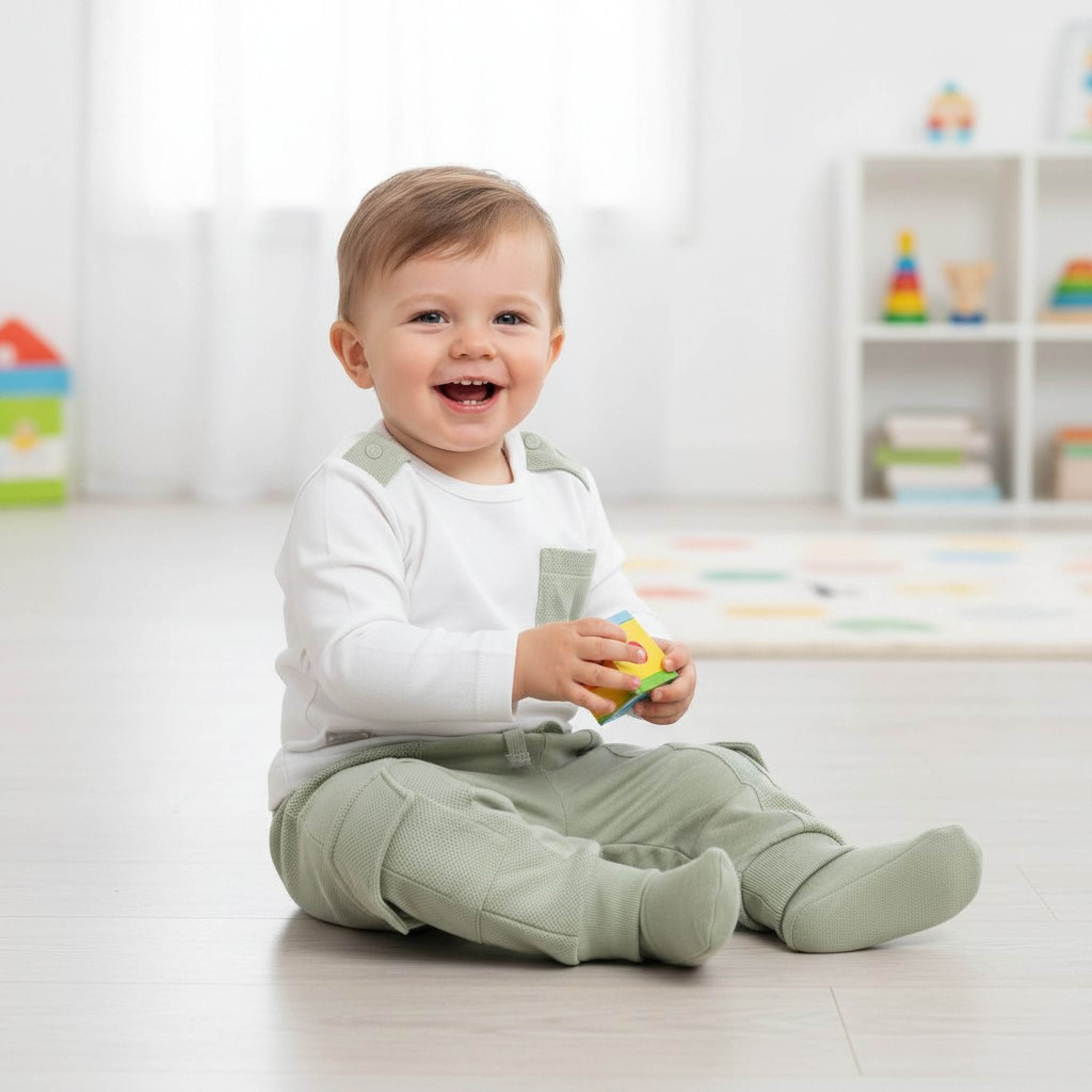 Mintini MB6608A  MB6608A Pocket Top and Trousers (12-24 months)