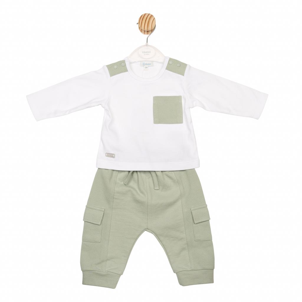 Mintini MB6608  MB6608 Pocket Top and trousers (3-9 months)