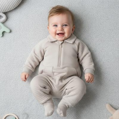 MB6644G  Zipped Warm Romper   (3-12 months)