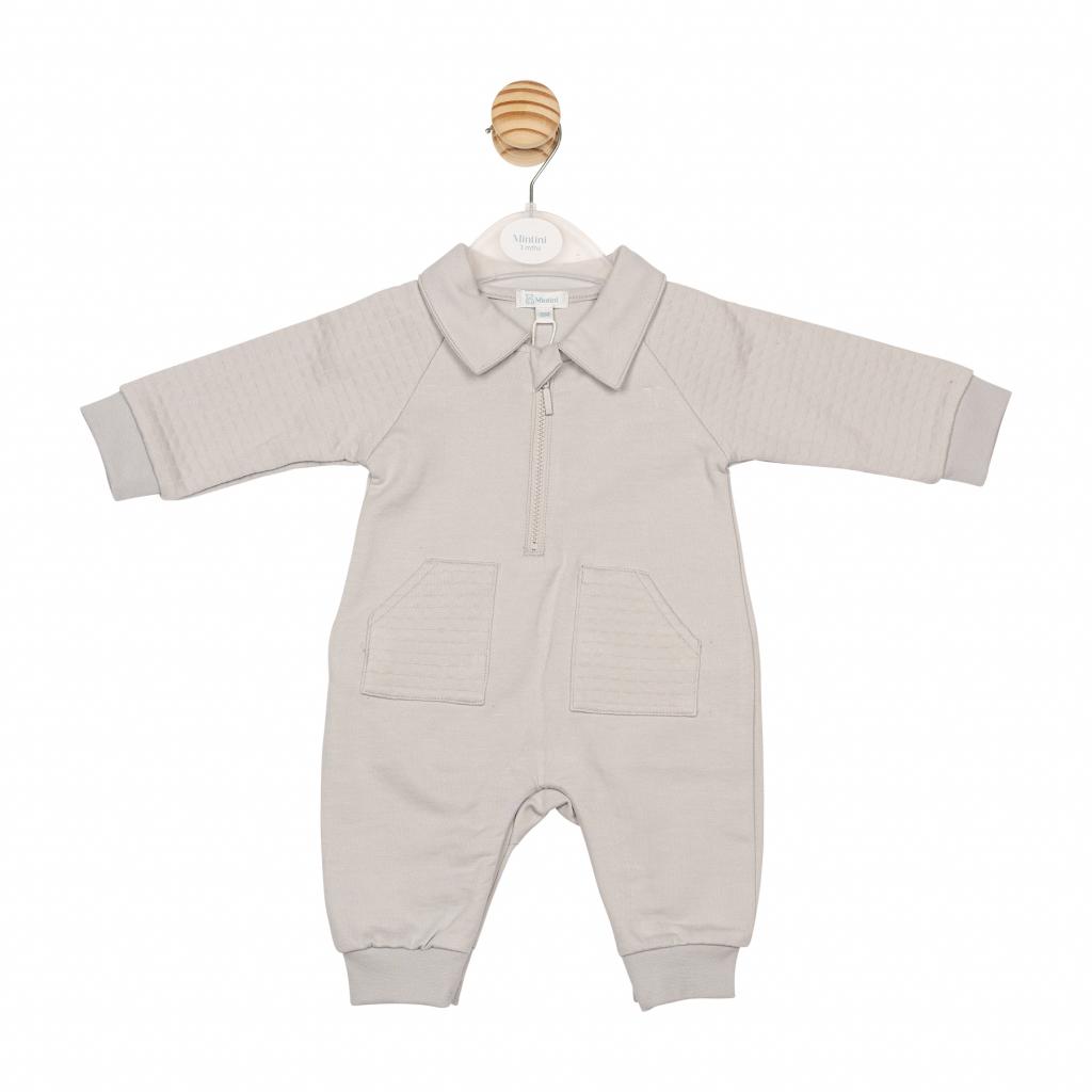 Mintini MB6644  MB6644 Zipped Warm Romper  (3-12 months)