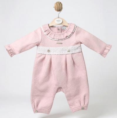 Mintini MB6681 * MB6681 Diamond Detail Romper (1-6 months)