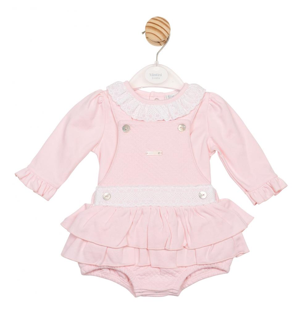 Mintini MB6683  MB6683 Diamond Jam Pant Dungaree Set (3-12 months)