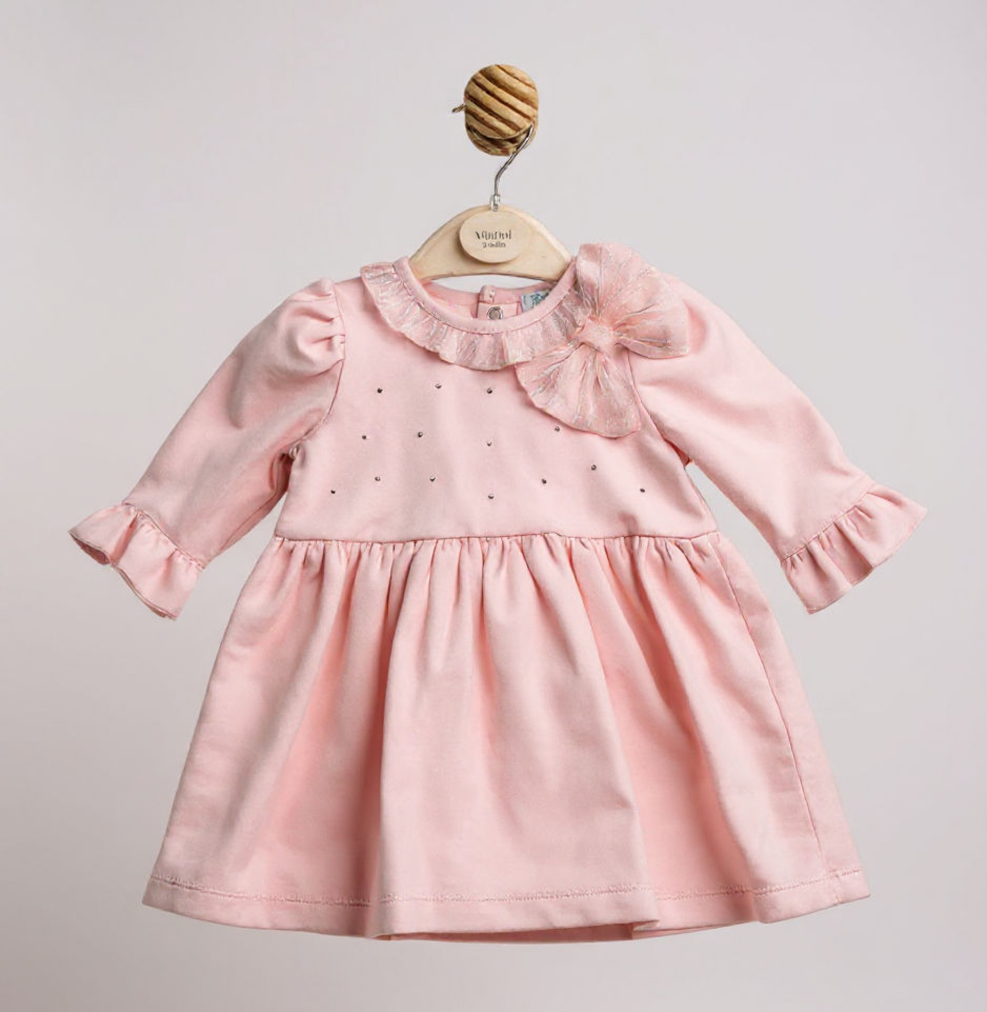 Mintini MB6775  MB6775 Bow and sparkle Dress (3-9 months)