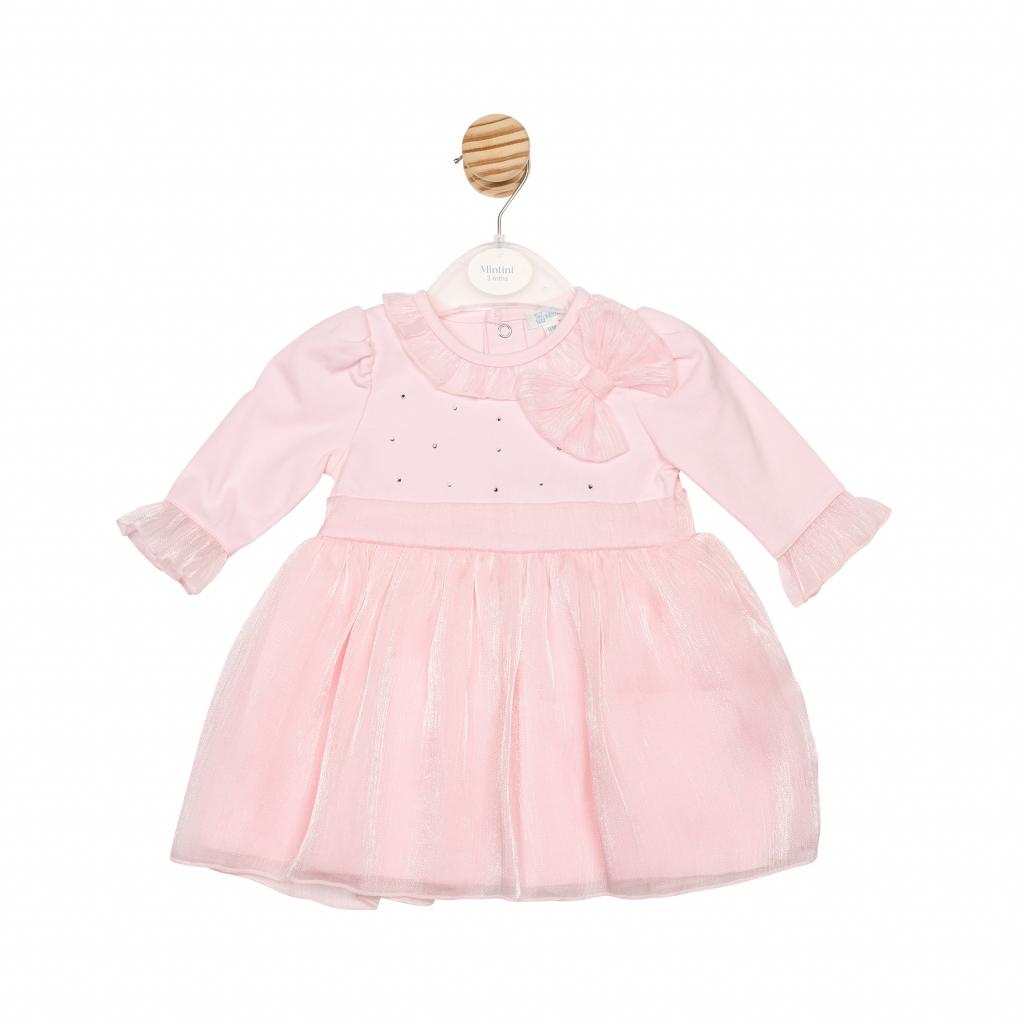 Mintini MB6776  MB6776 Bow and sparkle Dress (3-9 months)