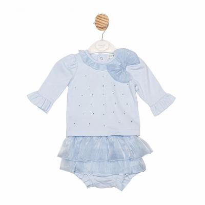 Mintini MB6780A MB6780A Bow and Sparkle Jam Pant Set (12-24 months)