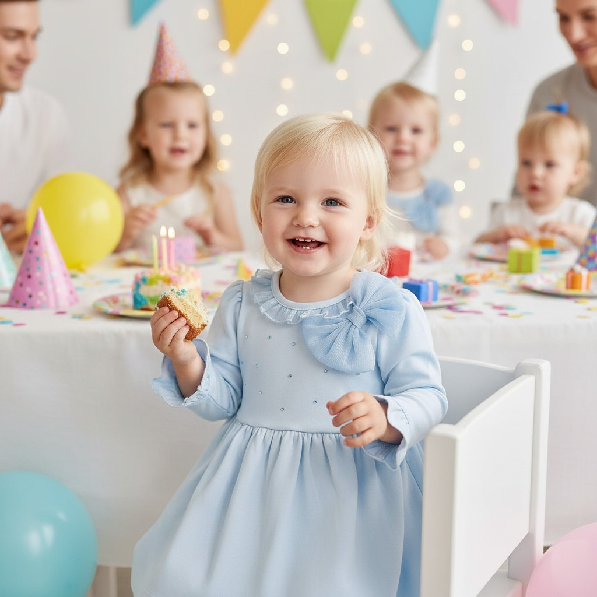 Mintini MB6782A  MB6782A Bow and Sparkle Dress (12-24 months)