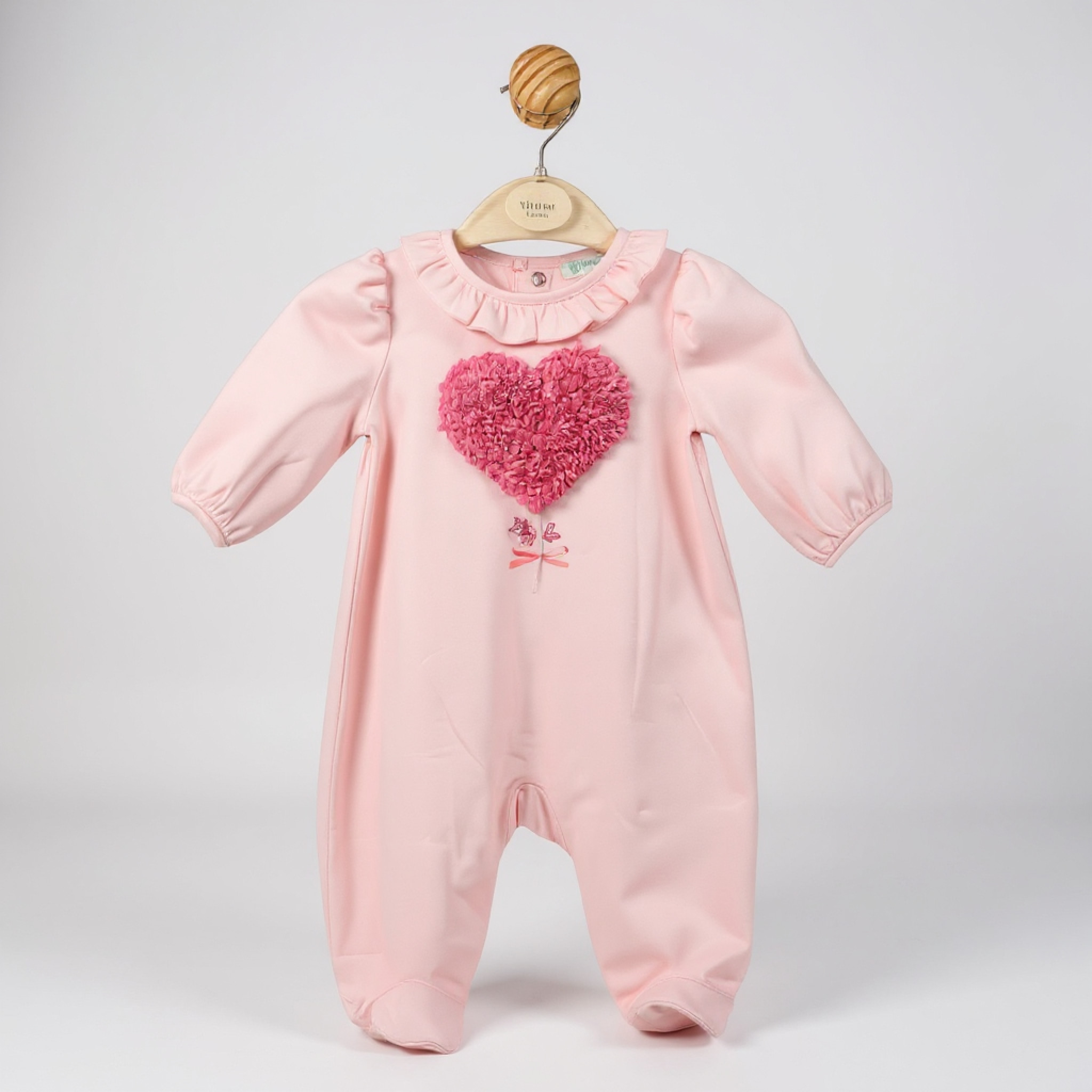Mintini MB6786 * MB6786P 3D Heart All In One (1-6 months)
