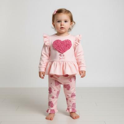 MB6789A  3D heart Top and Leggings  (12-24 months)