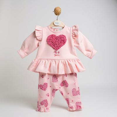 Mintini MB6789B  MB6789B 3D heart Top and Leggings (3-5 years)