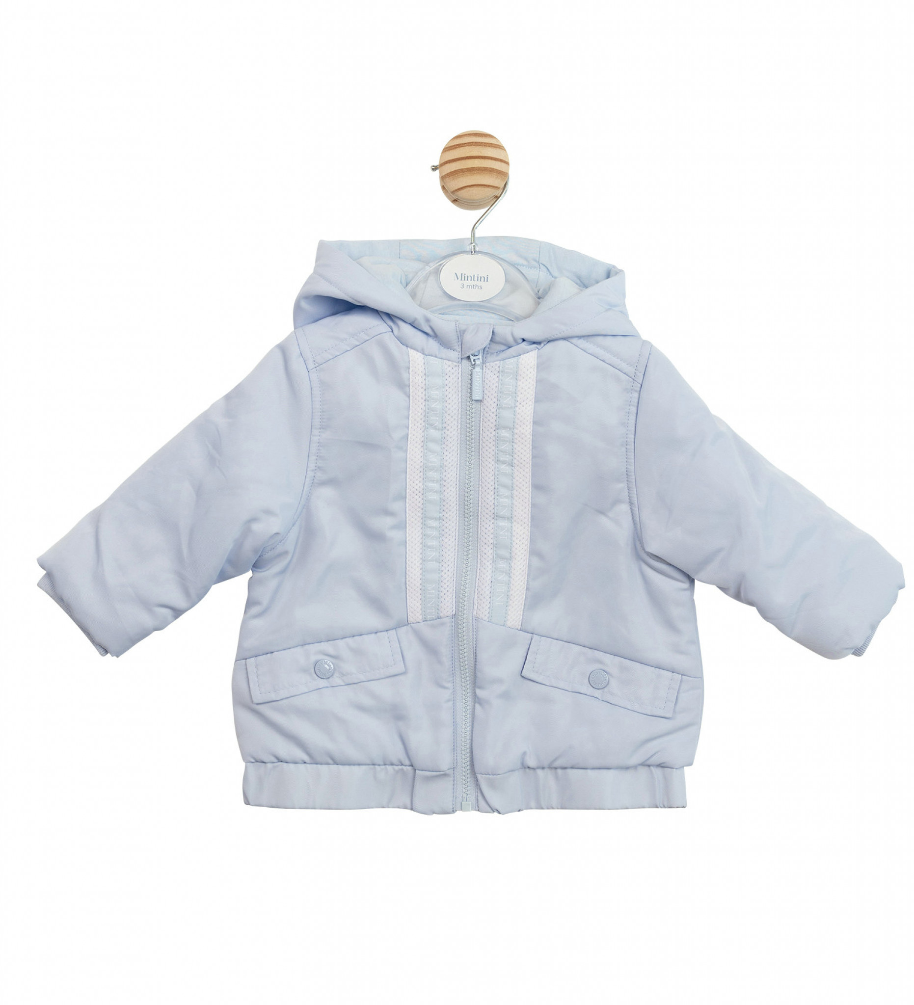 Mintini MB6856 5056590122948 MB6856A Mintini Stripe Padded Coat (12-24 months)