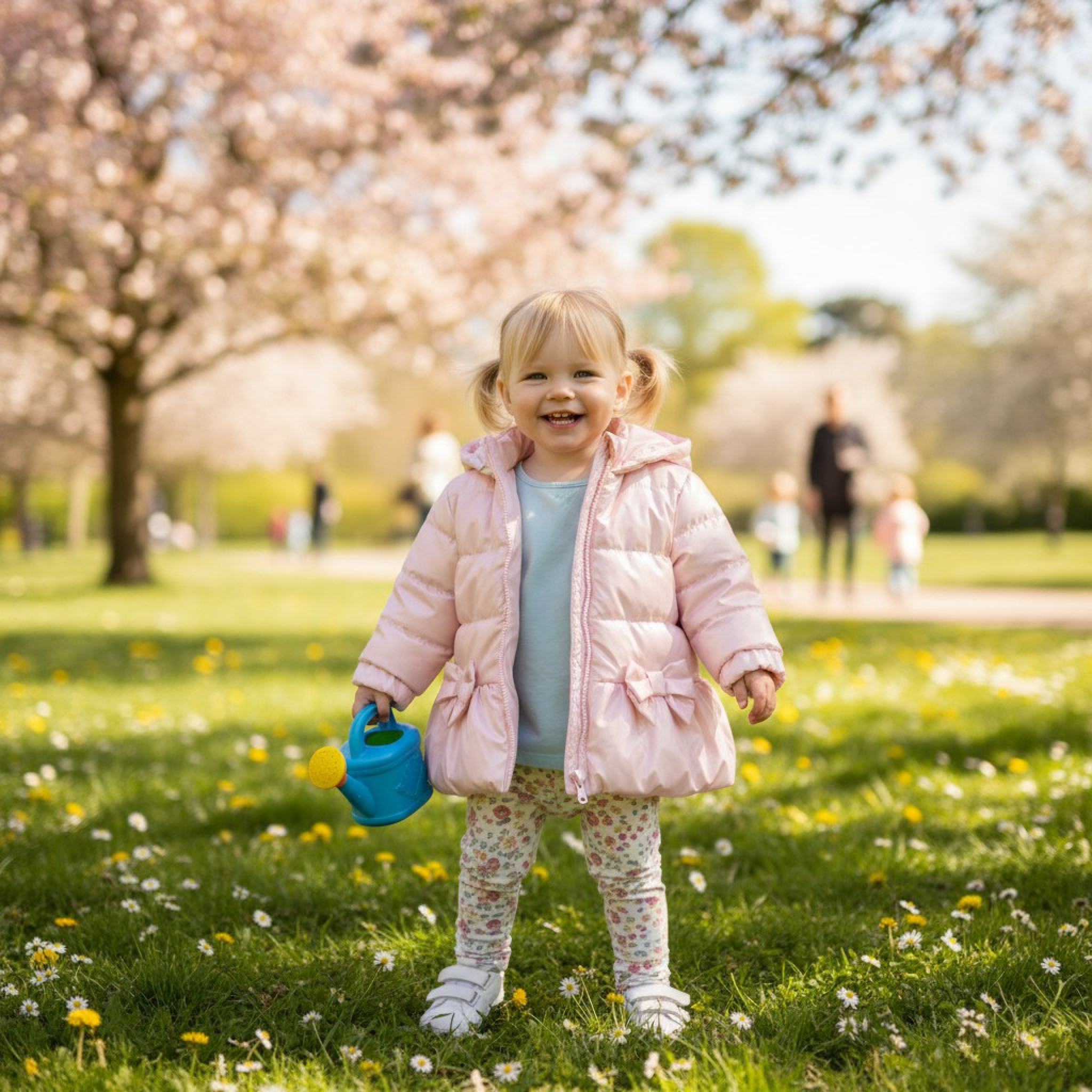 Mintini MB6562A * MB6862A Pink Pearlised Bow Summer  Coat (12-24 months)