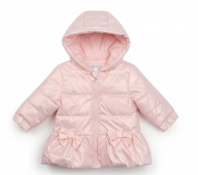 Mintini MB6562A * MB6862A Pink Pearlised Bow Summer  Coat (12-24 months)