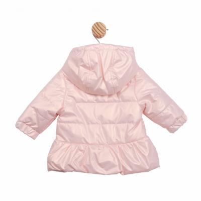 Mintini MB6562B * MB6862B Pink pearlised Bow Coat (3-5 years)