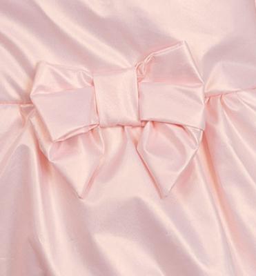 Mintini MB6562 * MB6862 Pink pearlised Bow Coat (3-9 months)