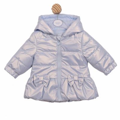 Mintini MB6564A * MB6864A Bluebell Pearlised Summer Bow Coat (12-24 months)