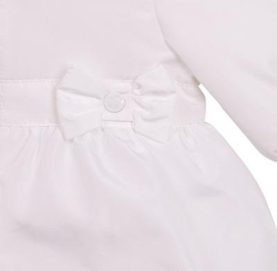Mintini MB6878 * MB6878A White   Bow Coat (12-24 months)