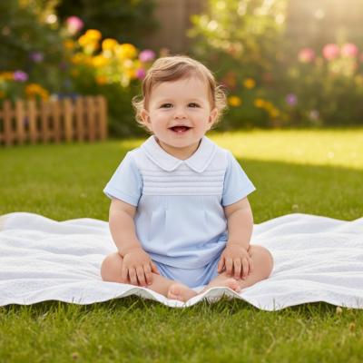 MB6882-A  Embroidered Panel Two Piece  (12-24 months)